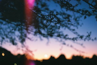 Scenic view of sky at sunset