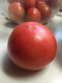 Close-up of tomatoes on table