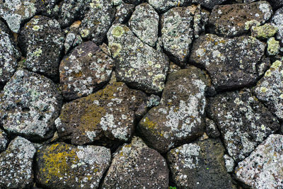 Full frame shot of stones