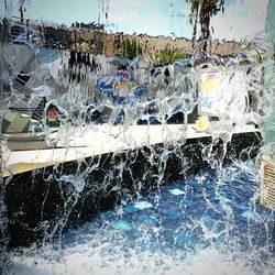 Nautical vessel in water