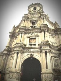 Low angle view of historical building