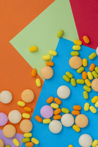 large group of objects