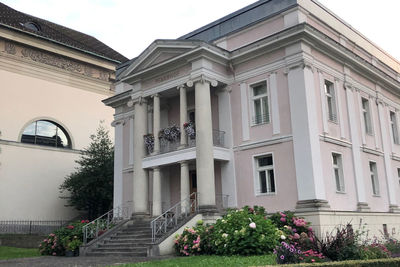 Low angle view of building against sky