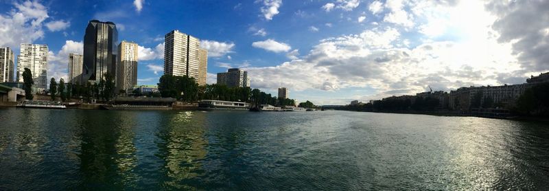 River with buildings in background