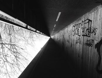 Walkway in sunlight