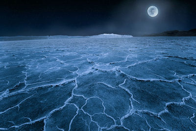 Scenic view of moon at night