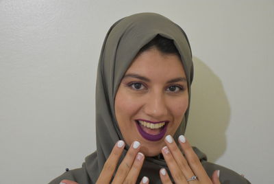 Portrait of a smiling young woman