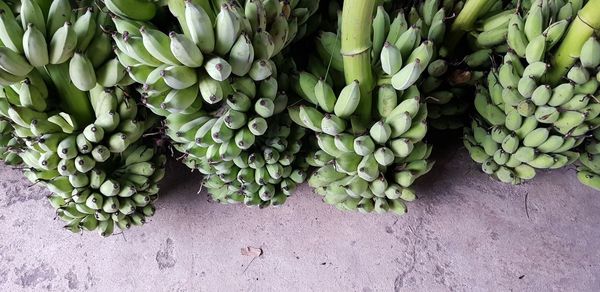 High angle view of fruits for sale at market stall