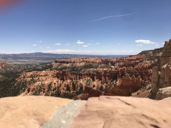 Panoramic view of landscape against sky