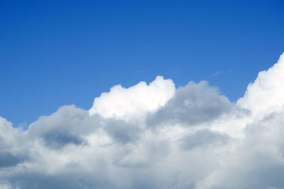 Low angle view of cloudy sky