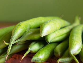 Close-up of green beans 