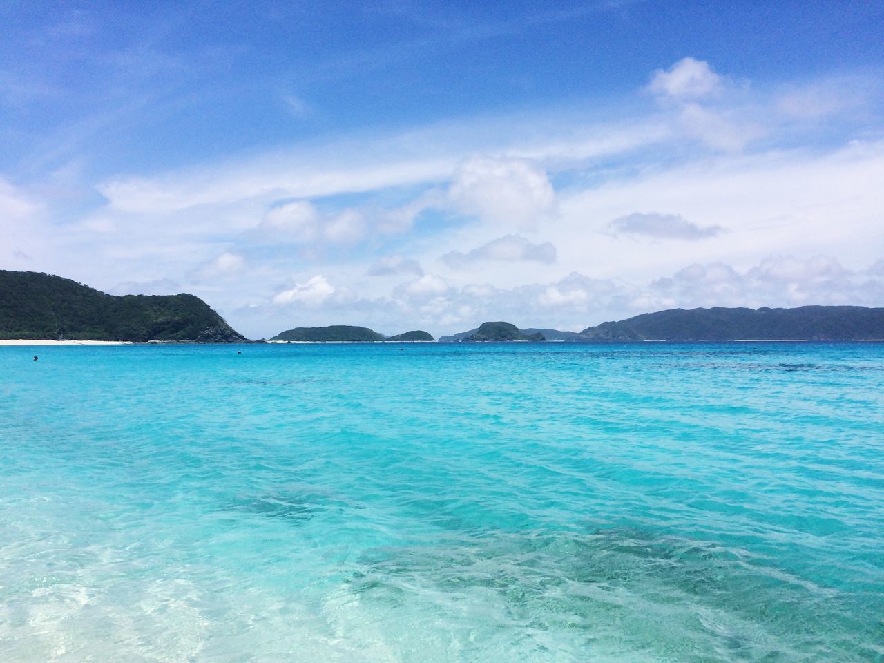 water, sea, sky, mountain, scenics, blue, tranquil scene, beauty in nature, tranquility, waterfront, cloud - sky, nature, cloud, idyllic, rippled, mountain range, turquoise colored, cloudy, day, outdoors