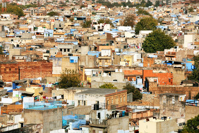 Full frame shot of old cityscape