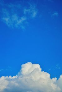 Low angle view of clouds in sky