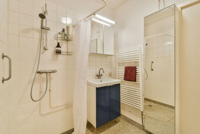 Interior of bathroom