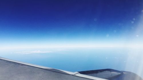 Scenic view of blue sky and clouds