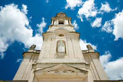 Low angle view of historical building against sky