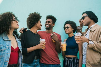 Group of people at restaurant