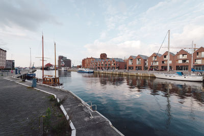 View of city at waterfront