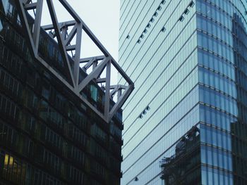 Low angle view of modern building