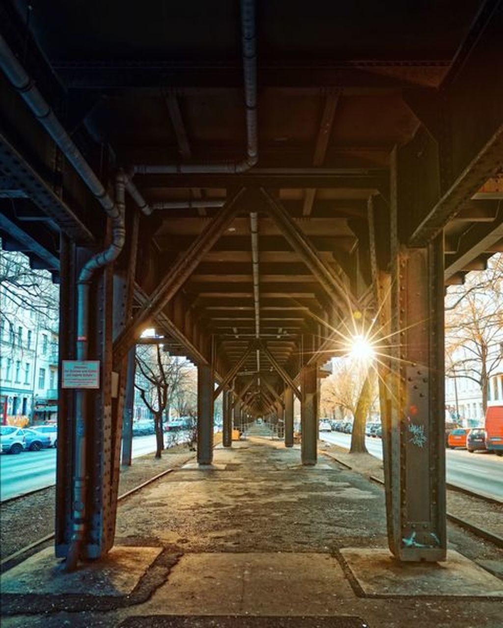 SILHOUETTE OF BRIDGE