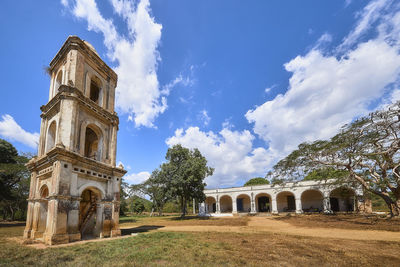 Panoramic view of historical building against sky