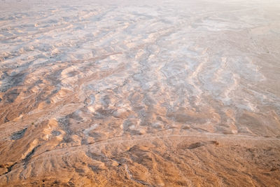 High angle view of land