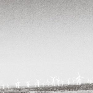 View of wind turbine against clear sky