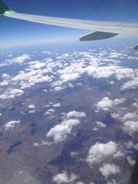 Aerial view of cloudscape against sky