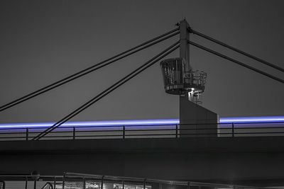 Low angle view of bridge against sky