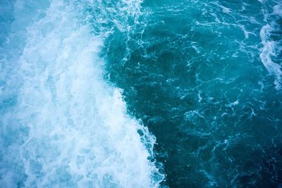 Full frame shot of water in sea