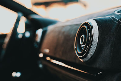 Close-up of vintage car