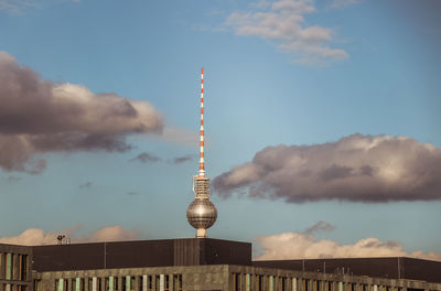 Low angle view of building against sky