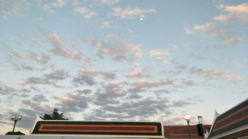 Low angle view of building against sky