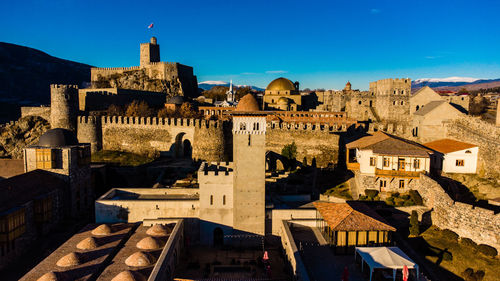 Buildings in castle at georgia 