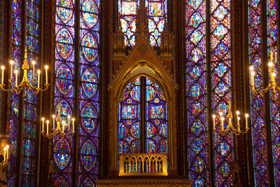 Interior of church