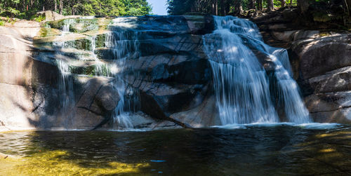 Waterfall in forest