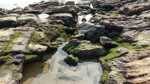 View of rock formation