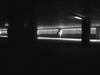 Empty parking lot