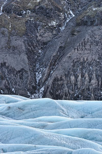 Scenic view of snowcapped mountains