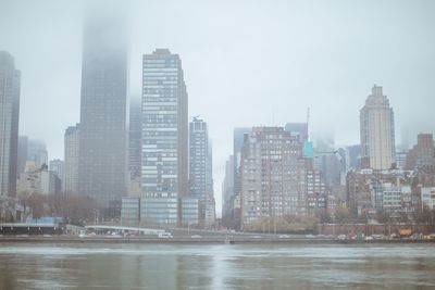 City skyline against sky