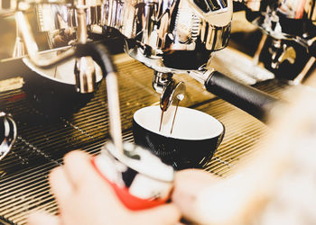 Close-up of coffee cup