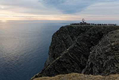 Landscape of norway, north cape.