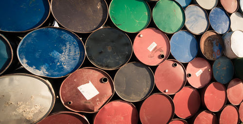 Full frame shot of objects