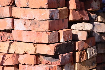 Full frame shot of brick wall