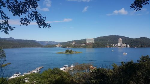 View of city at waterfront