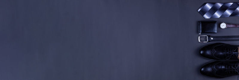 Directly above shot of electric light on table against wall