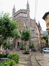 Facade of church