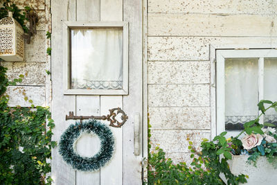 Vintage wooden door