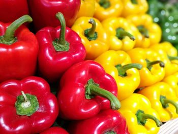 Full frame shot of bell peppers